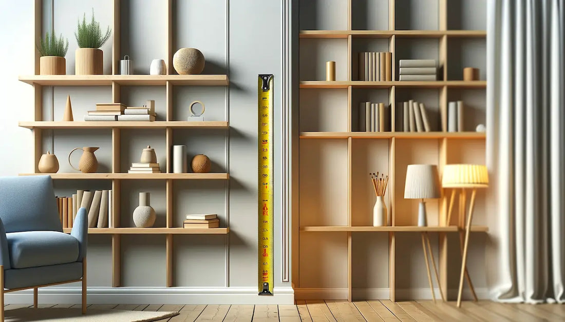 Savoir à quelle distance poser des étagères murales