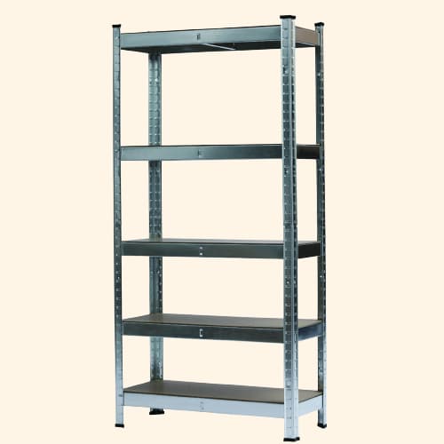 Etagere modulable métallique de rangement 5 niveaux