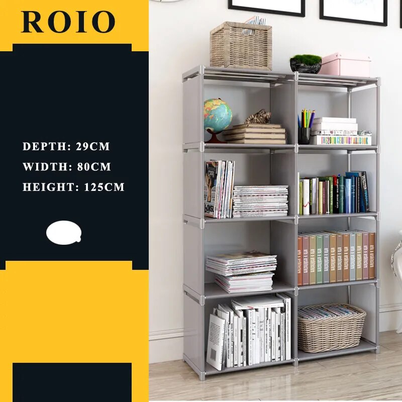 Etagère modulable chambre enfant métal et tissu