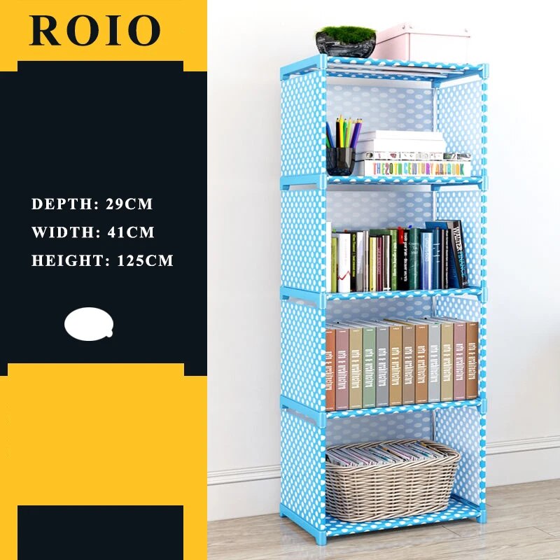 Etagère modulable chambre enfant métal et tissu