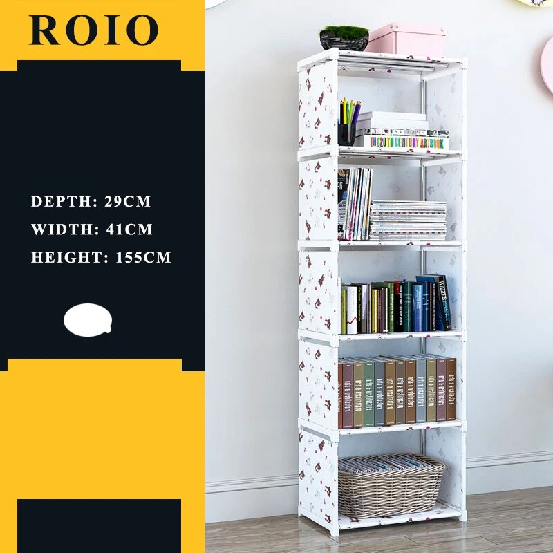 Etagère modulable chambre enfant métal et tissu