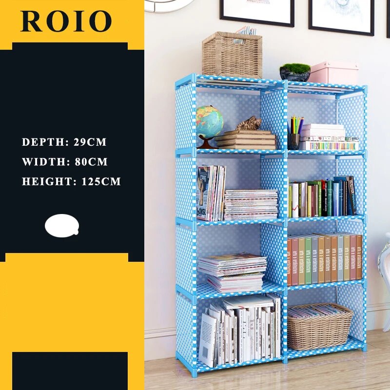 Etagère modulable chambre enfant métal et tissu