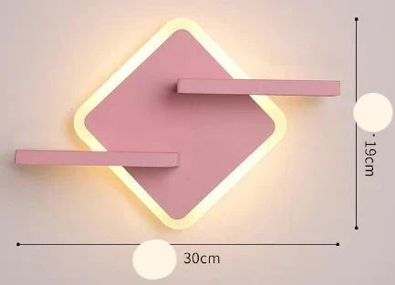 Etagere chevet murale lumineuse