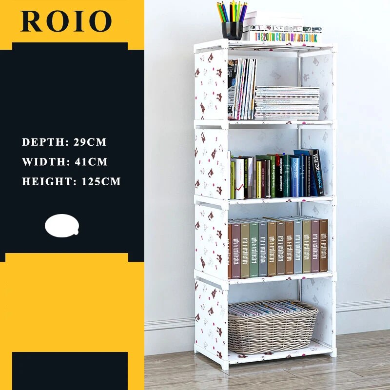 Etagère modulable chambre enfant métal et tissu