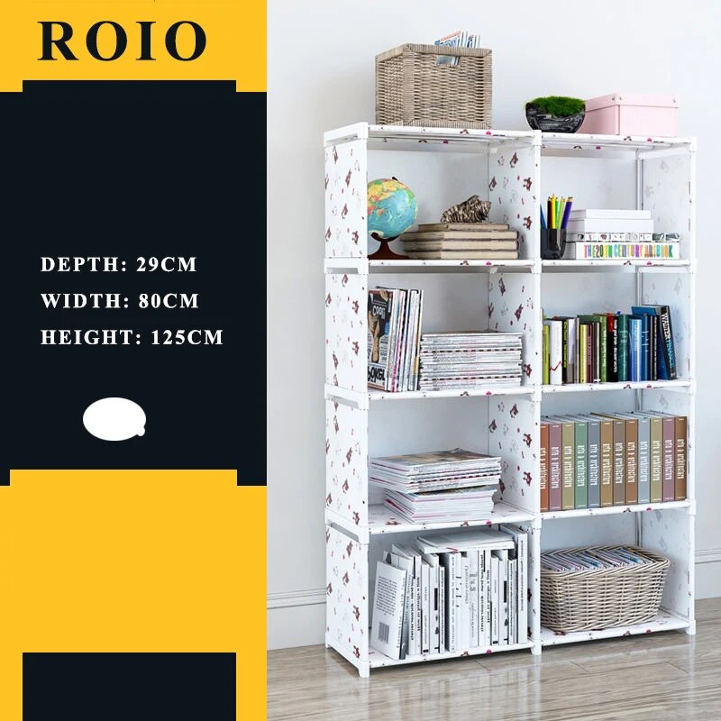 Etagère modulable chambre enfant métal et tissu