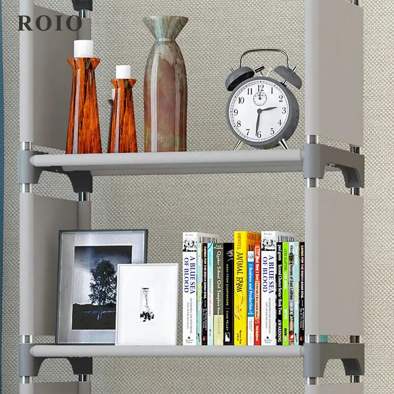 Etagère modulable chambre enfant métal et tissu