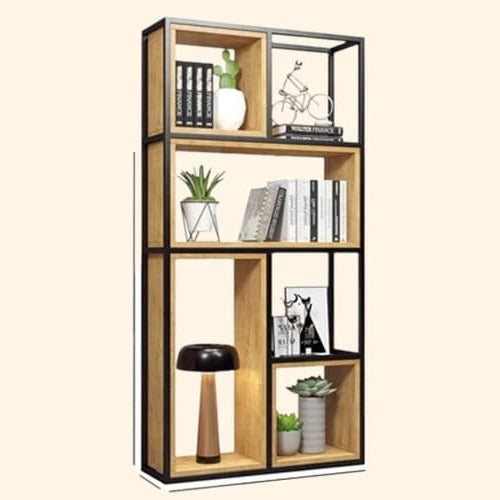 Etagère de séparation style industriel largeur 80cm