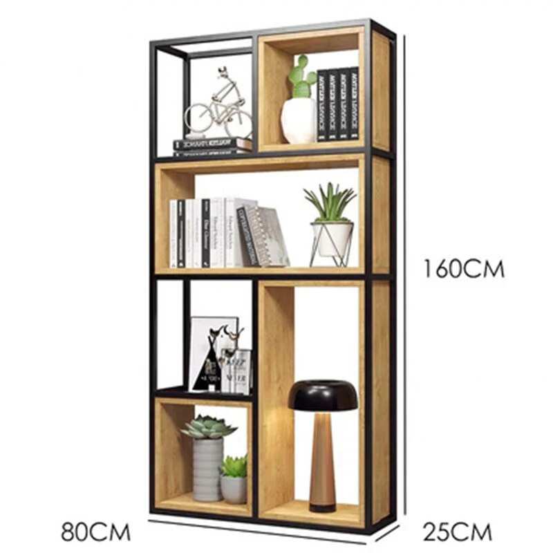 Etagère de séparation style industriel largeur 80cm