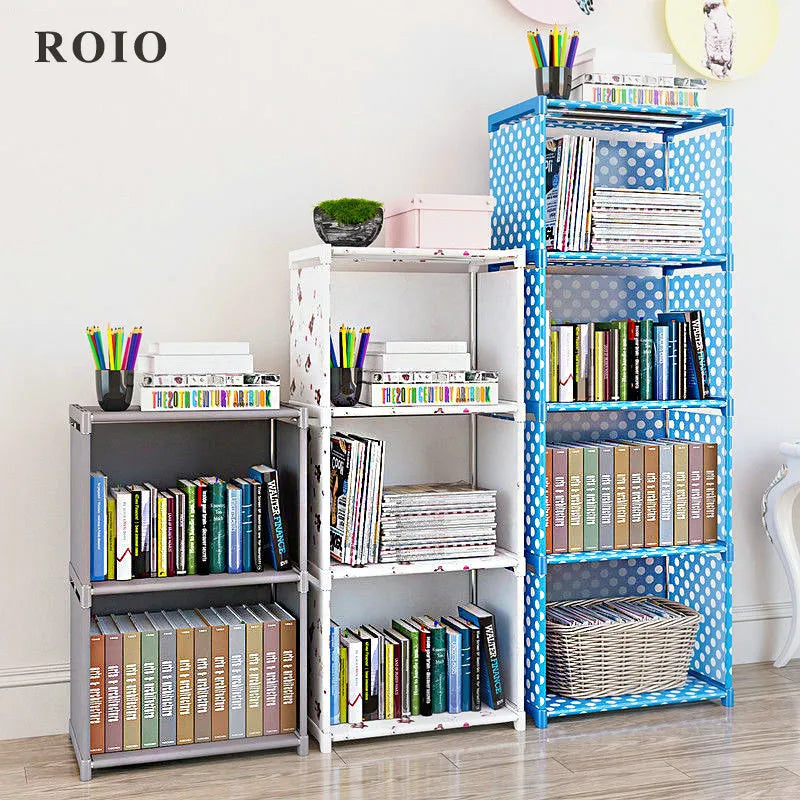 Etagère modulable chambre enfant métal et tissu