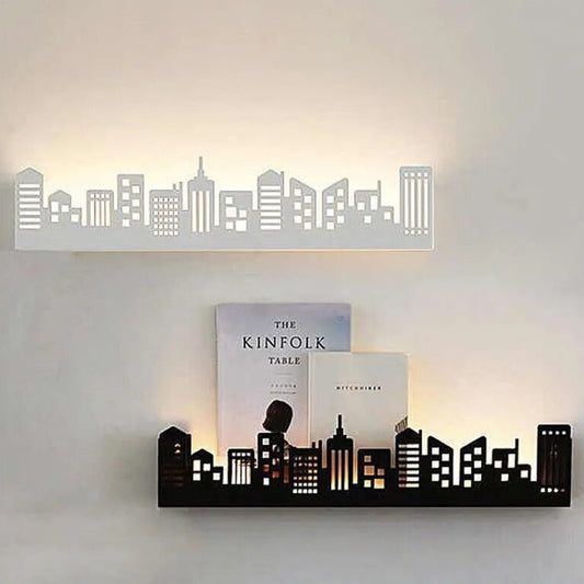 46972821012788|46972821045556|46972821078324|46972821111092Etagère murale décorative lumineuse empire state building