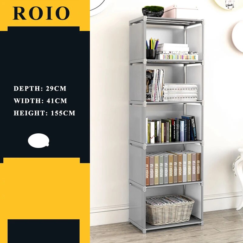Etagère modulable chambre enfant métal et tissu