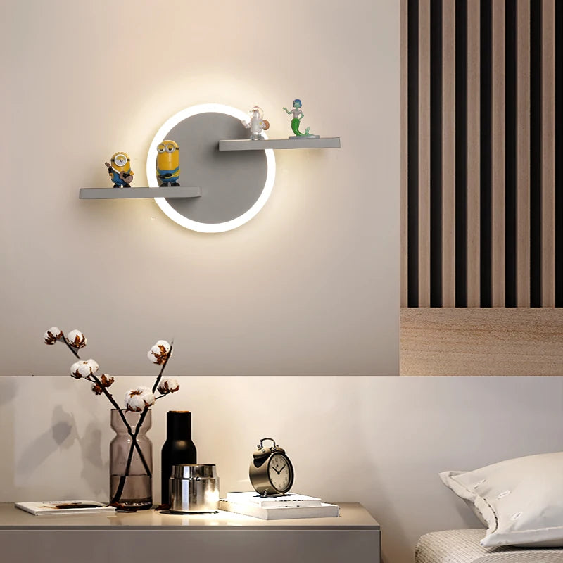 Etagere murale lumineuse moderne