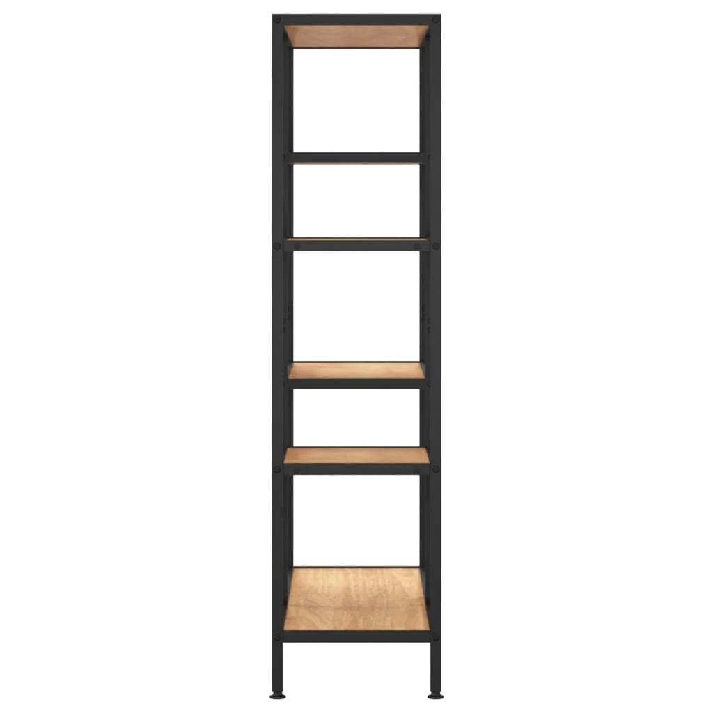 Etagère sur pieds métal et bois 80x30x120 cm