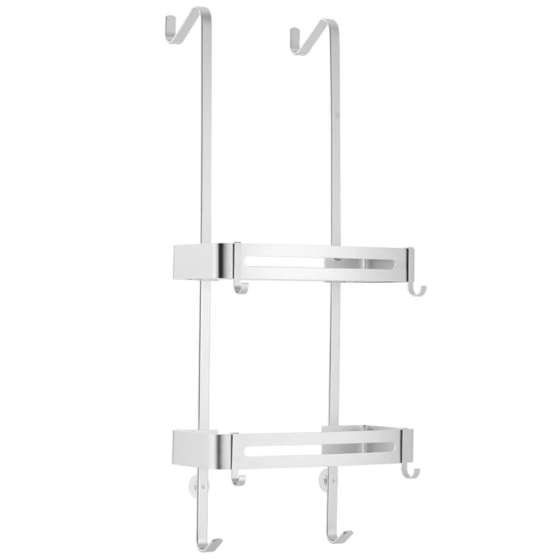 Etagère suspendue en métal pour salle de bain fixation crochets