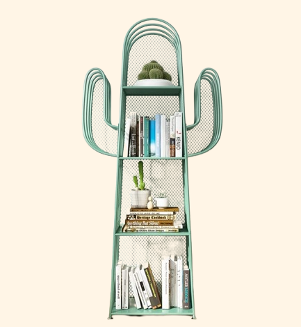 Etagère de rangement look cactus