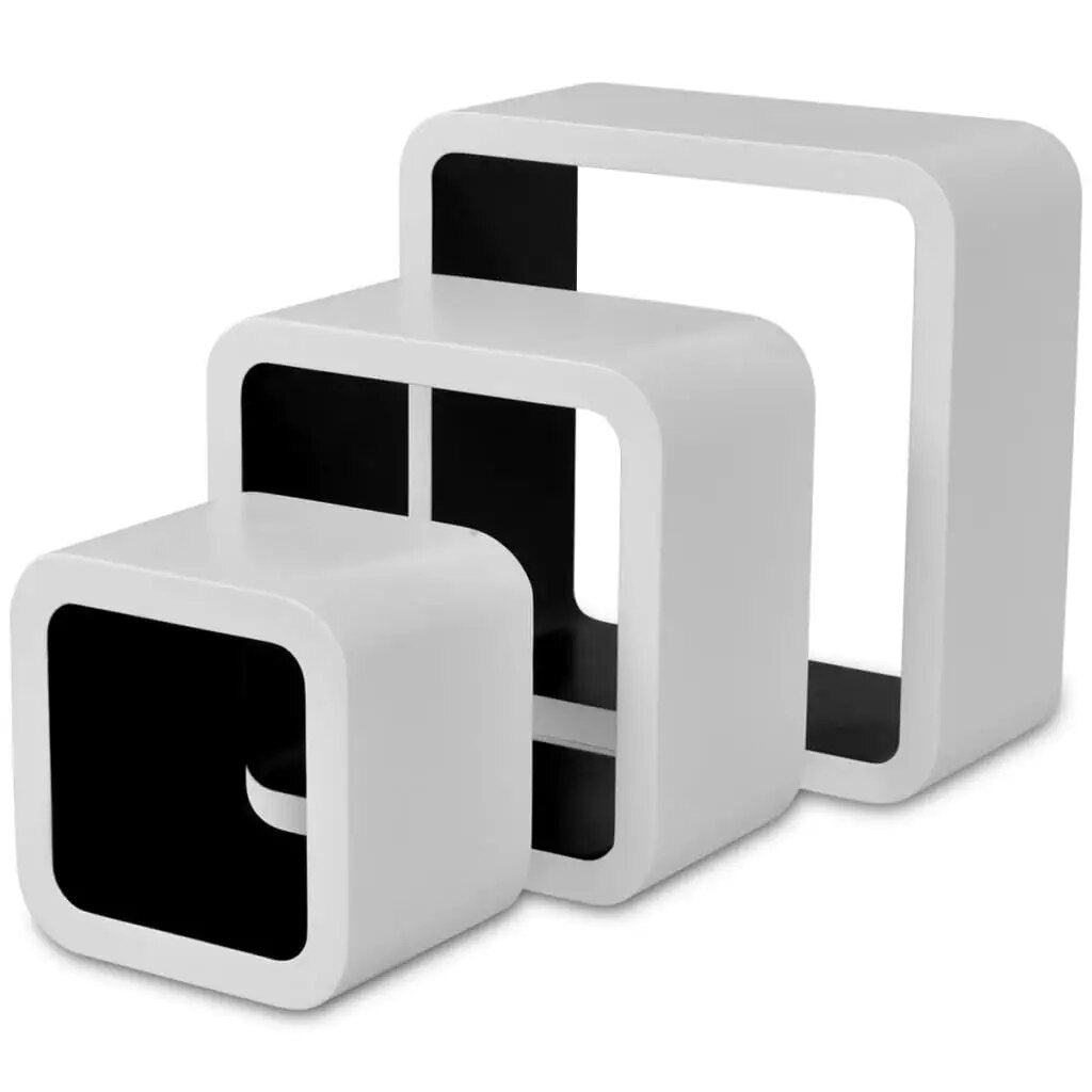 Etagère murale cube décorative par 3
