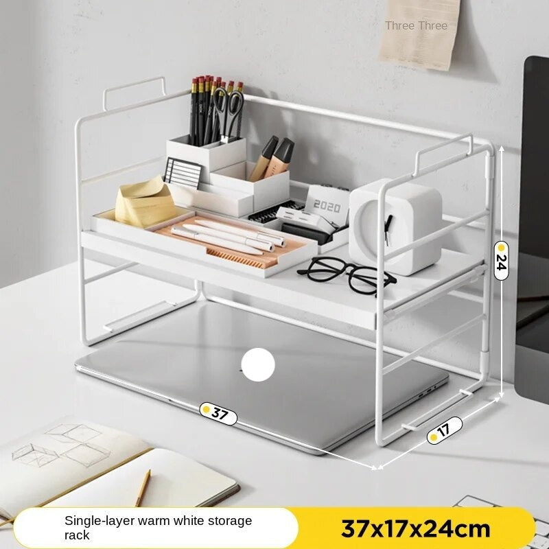 Etagère blanche pour bureau