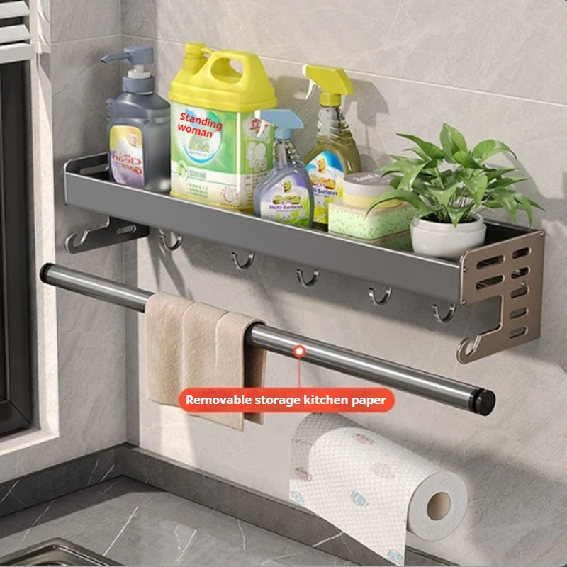 étagère murale multifonctions pour rangement cuisine