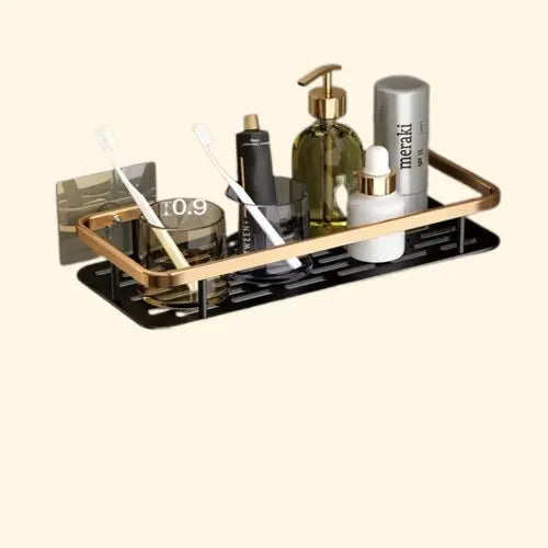 Etagère murale métallique avec rebord et planche égouttoir