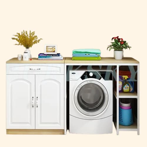 Negrari 6008s Meuble de machine à laver réversible en résine Blanc 109 x 60 x 94 cm Negrari 6008s Meuble de machine à laver réversible en résine Blanc 109 x 60 x 94 cm