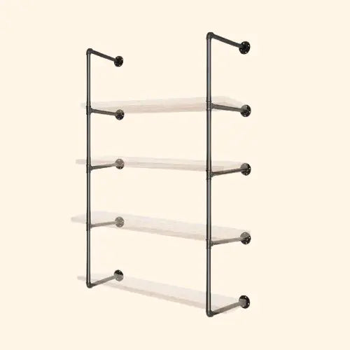 Etagère murale industrielle bois et métal ESHELVE