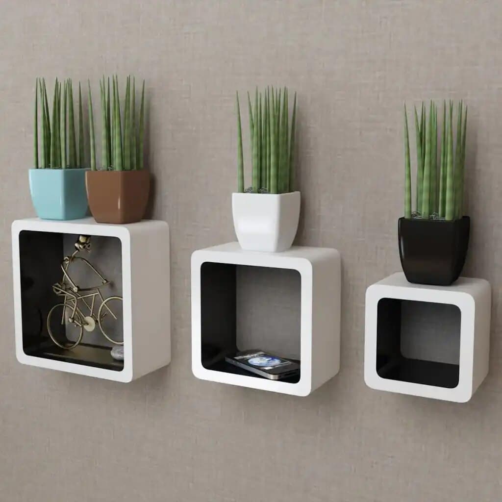 Etagère murale cube décorative