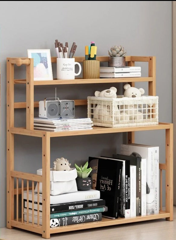 étagère bureau bois