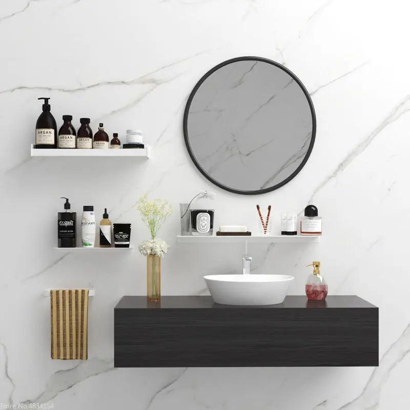 Etagère murale extra fine en métal