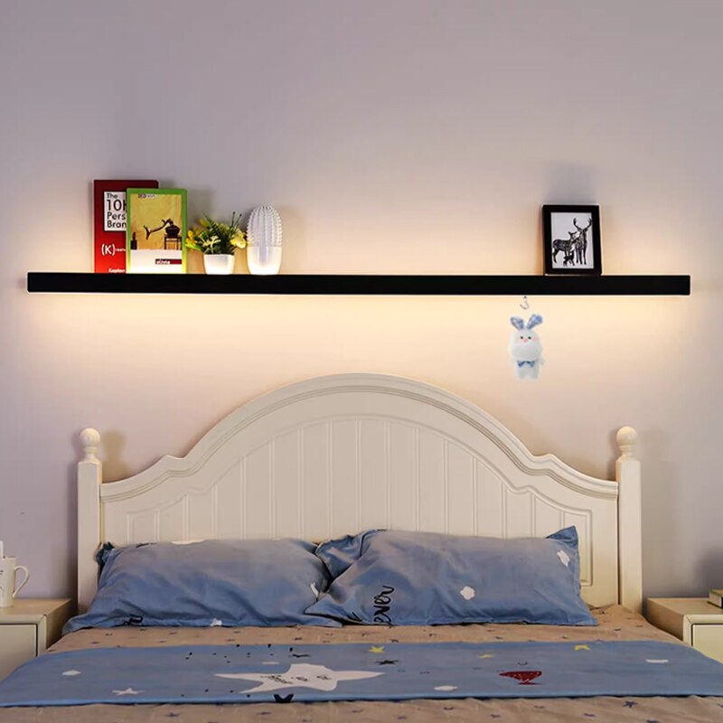 Etagère murale lumineuse led déco