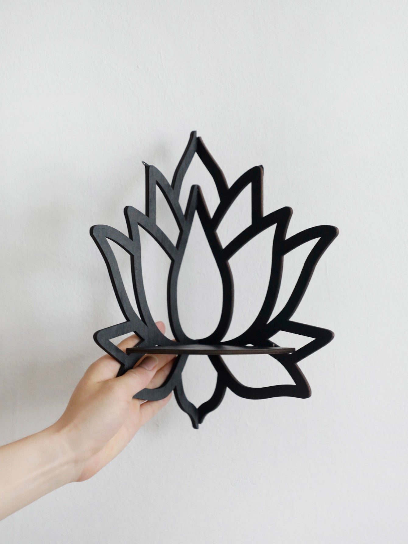 Etagère murale d'angle LOTUS
