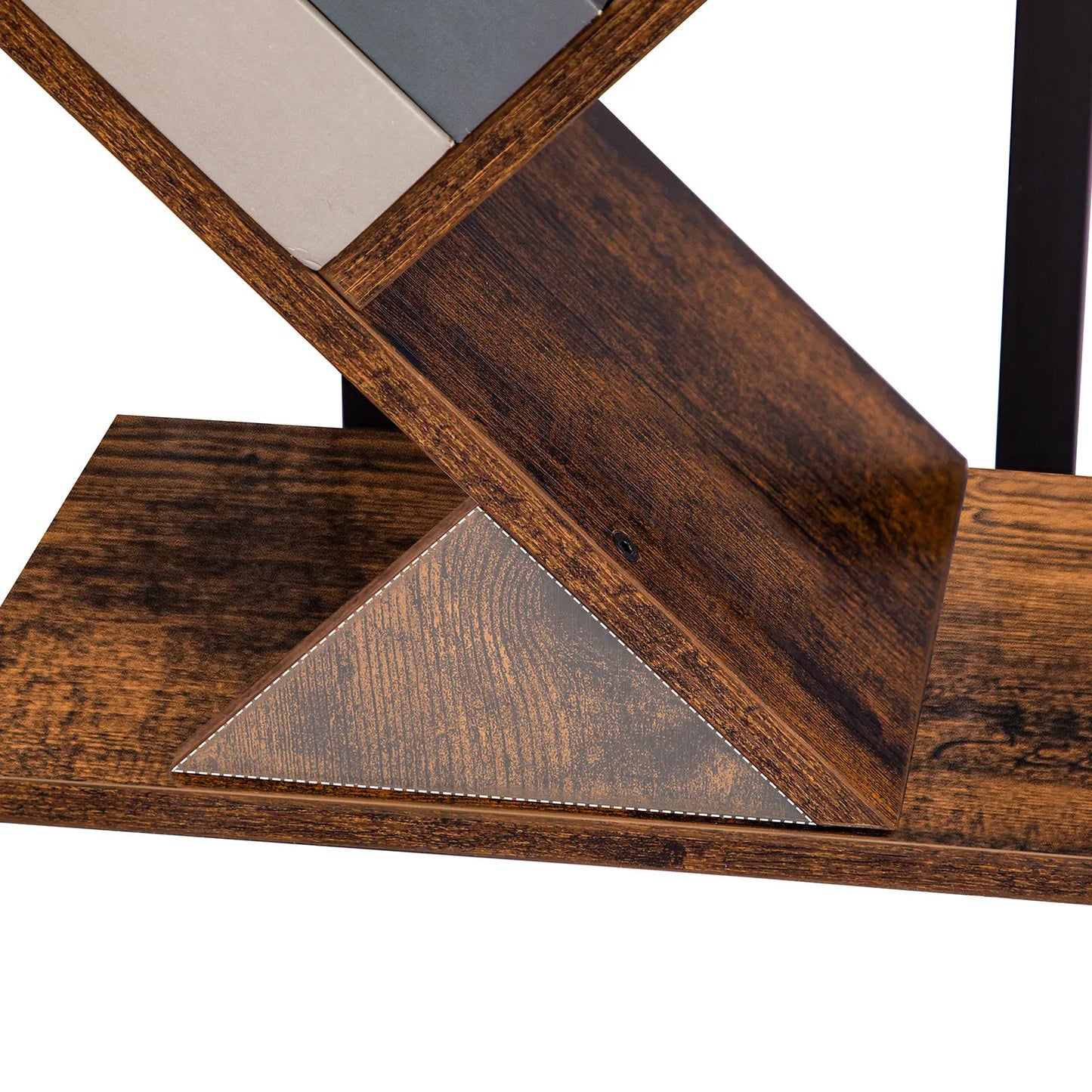 etagere pour livres verticale bois