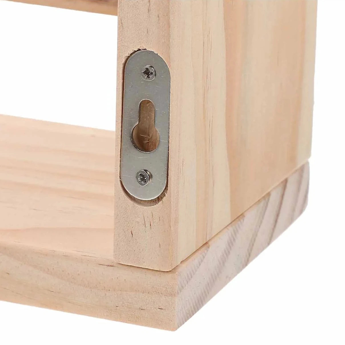 Etagere murale bois clair avec fixation