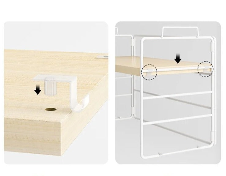 Montage assemblage facile étagère sans percer