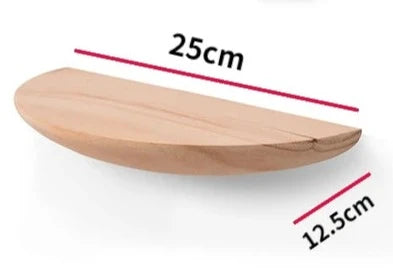 Tablette murale bois clair