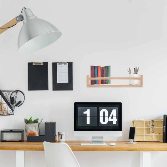 Etagere murale bois clair pour livres