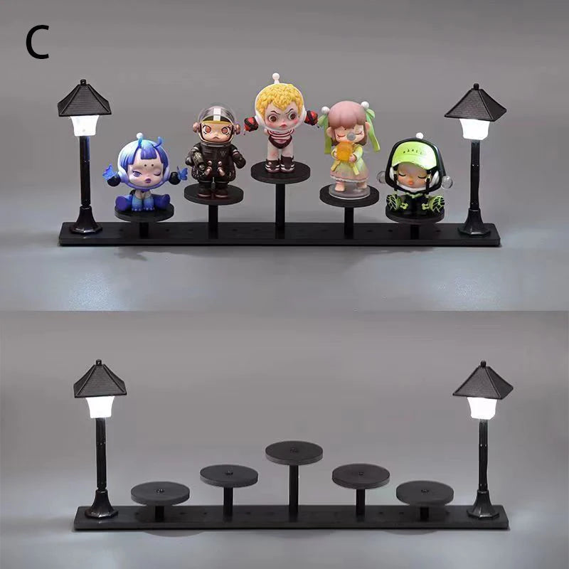 Etagère lumineuse pour lego et figurine présentoir déco