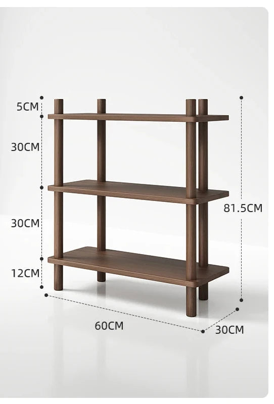 Meuble étagère bois massif 3 niveaux