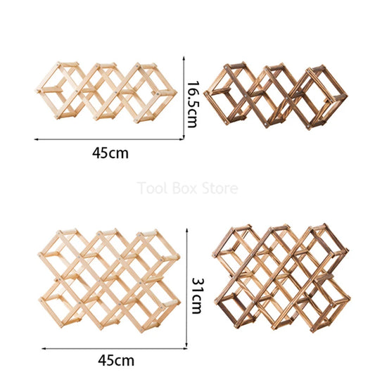 etagere a vin pliable poser rétractable