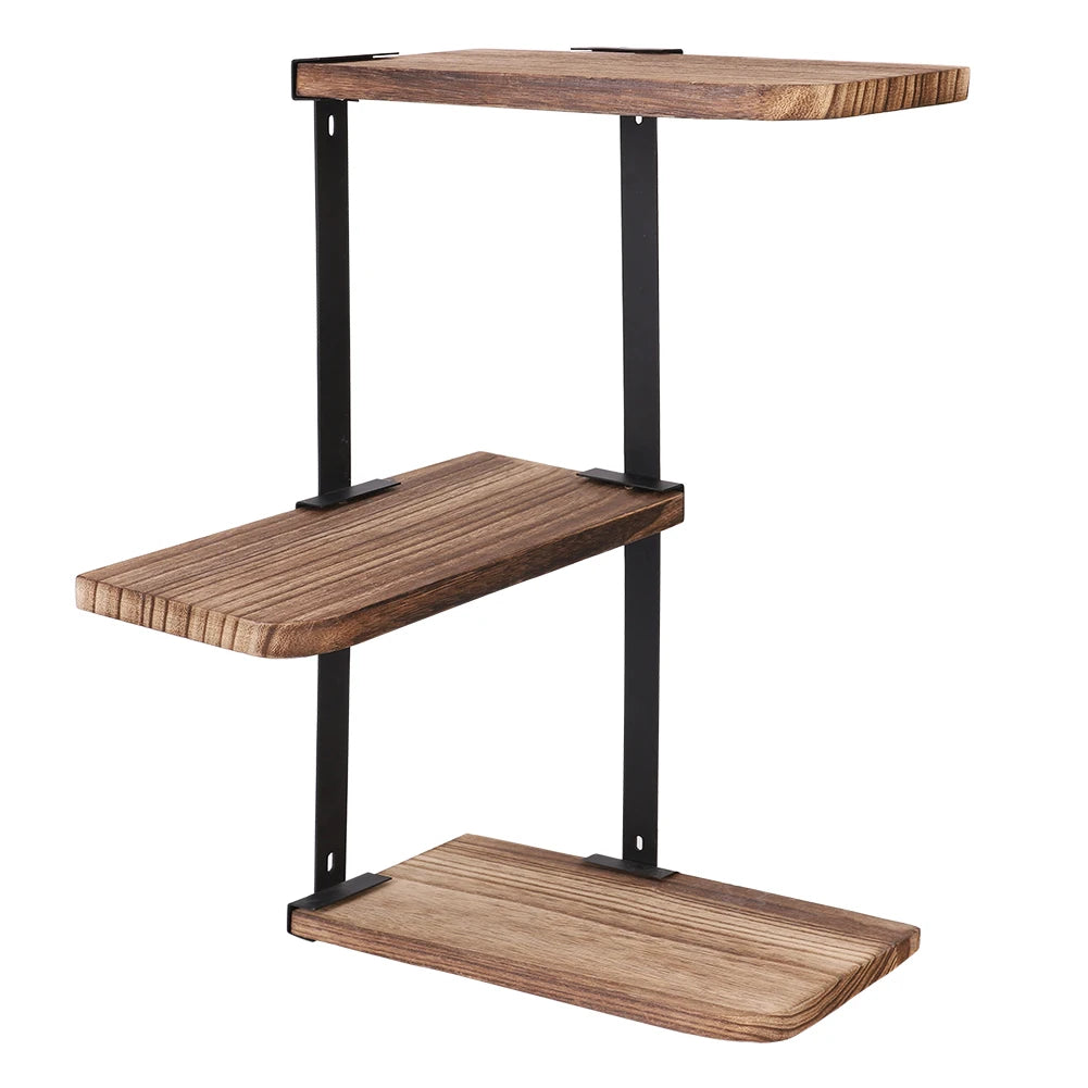 etagere murale d'angle originale industrielle