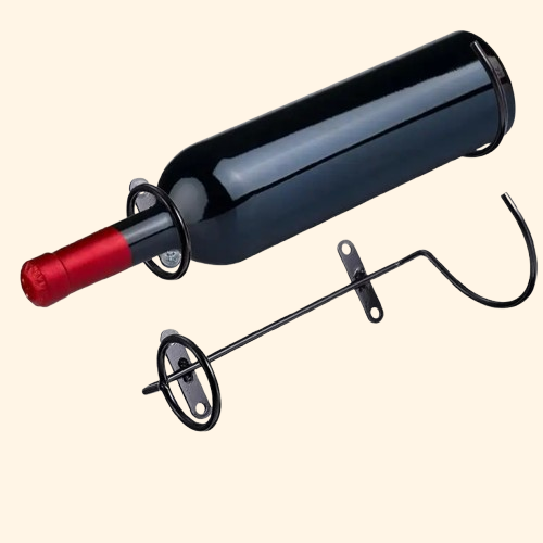 support bouteille fin minimaliste pour 1 bouteille