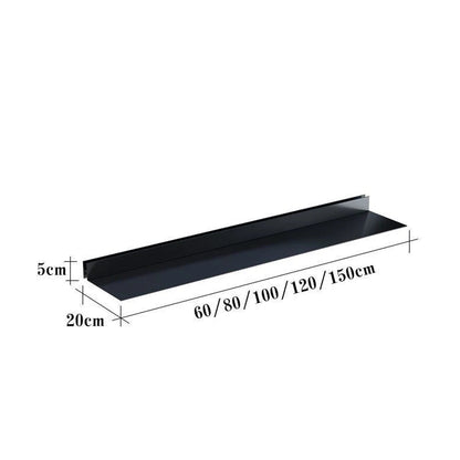 etagere murale noire led intégrée