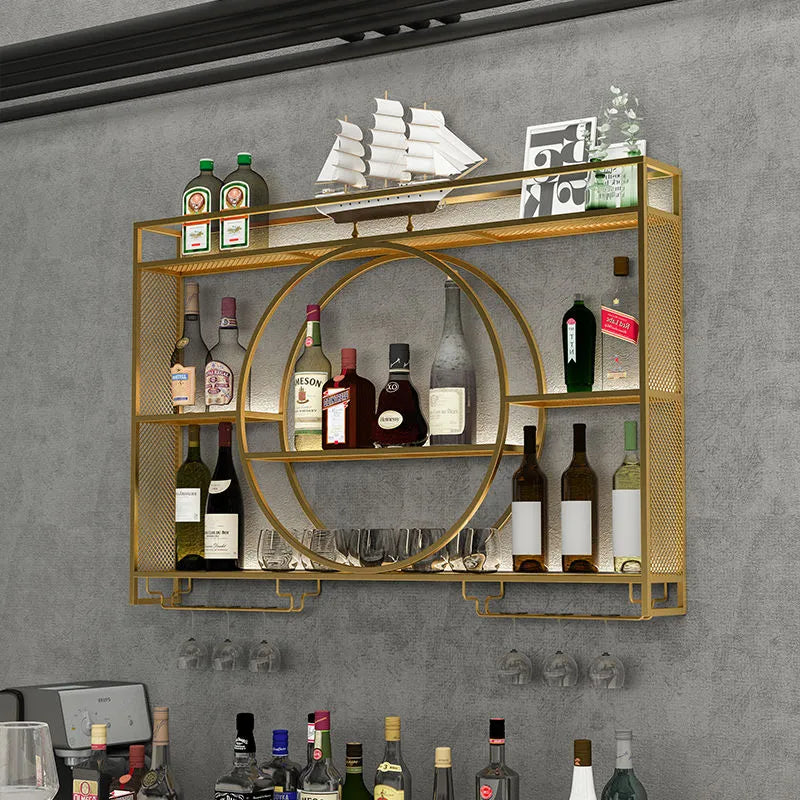 Etagère à vin murale design métallique | Etagera