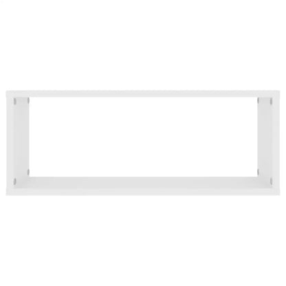 Etagère murale rectangle blanche largeur 60 cm