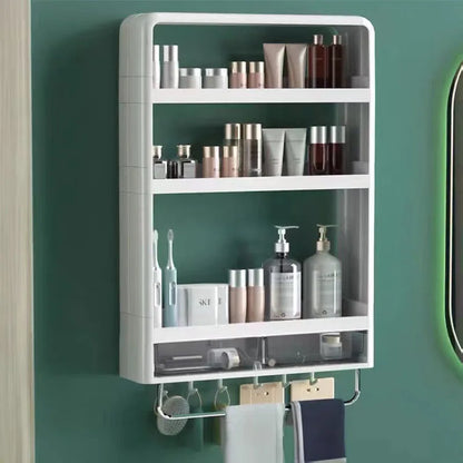 Meuble haut salle de bain rangements muraux