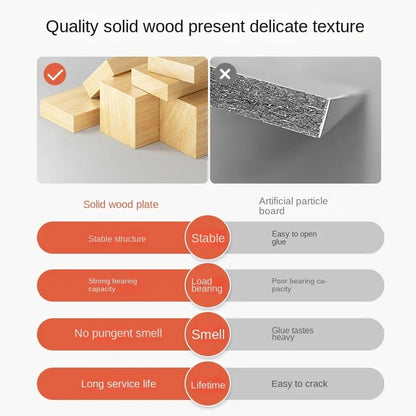 Meuble étagère bas double niveau en bois haute qualité