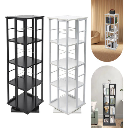Etagère métallique vertical rotative 4 compartiments