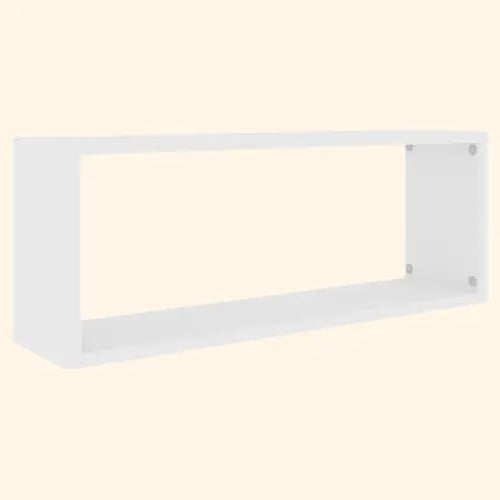 Etagère murale rectangle blanche largeur 60 cm