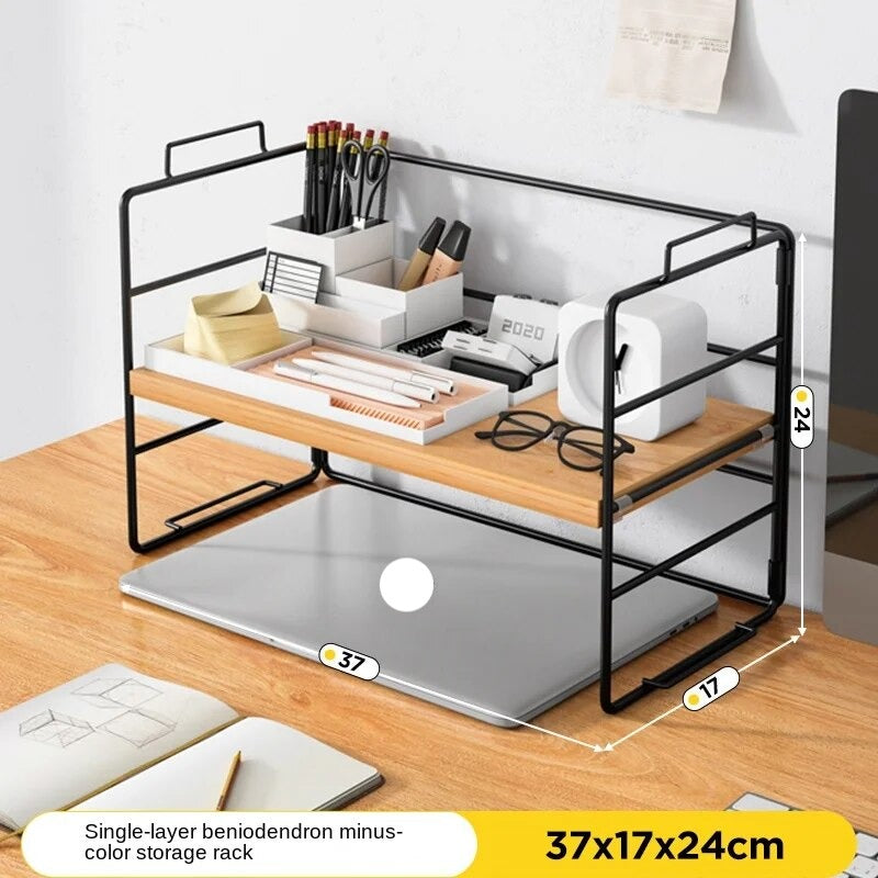 Storage Rack Berua Etagère bureau à poser bois et métal type rack | Etagera