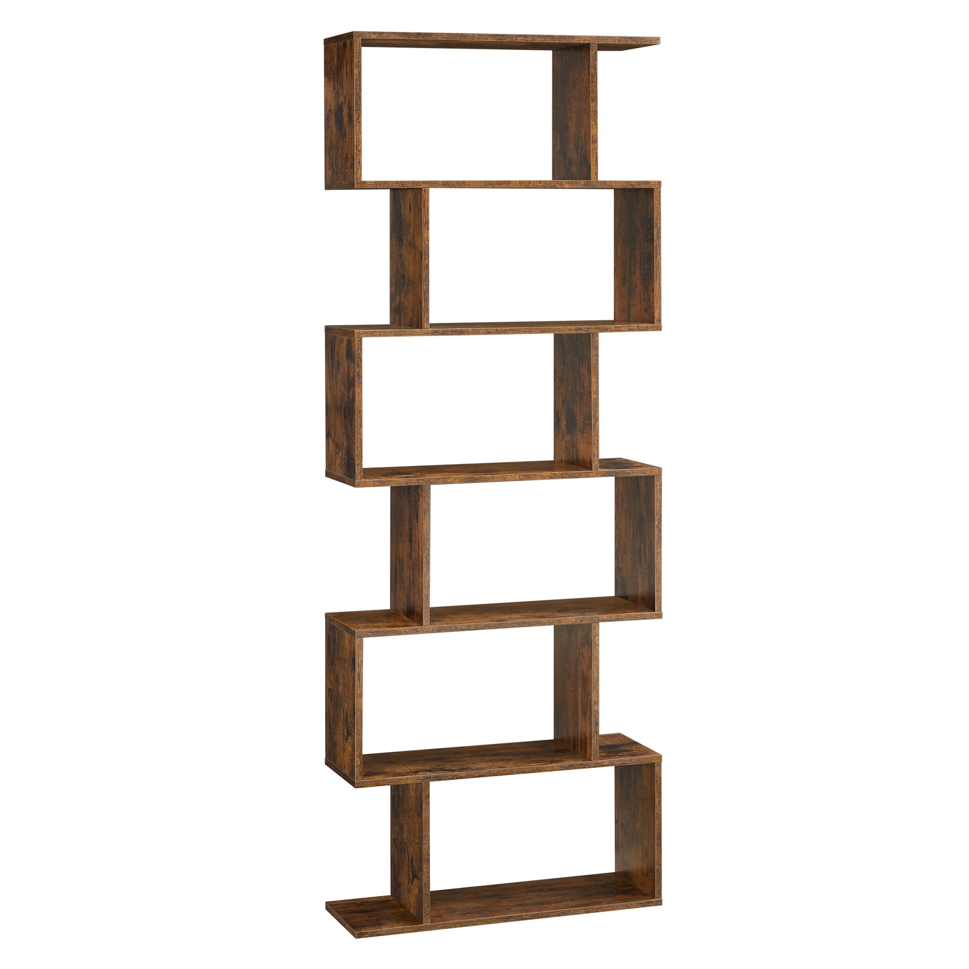 meuble bibliothèque haute marron 70x24X190cm