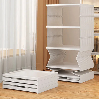 Etagere modulable blanche pliable 